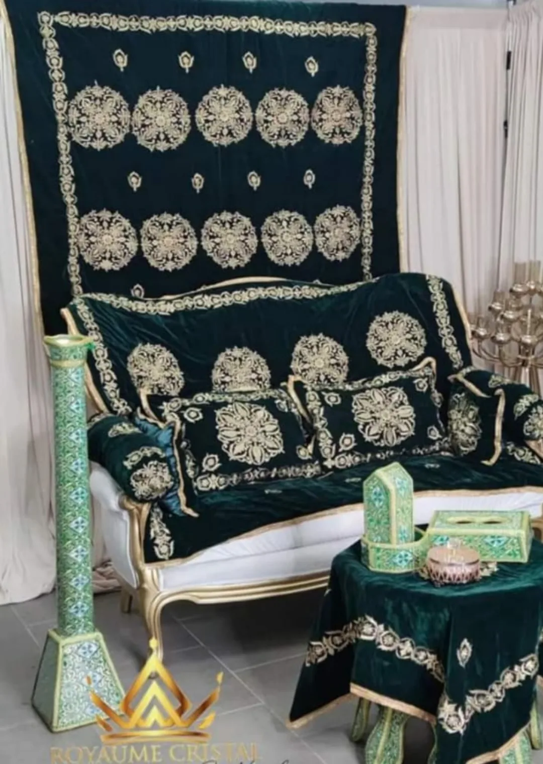 coin fiancaille vert