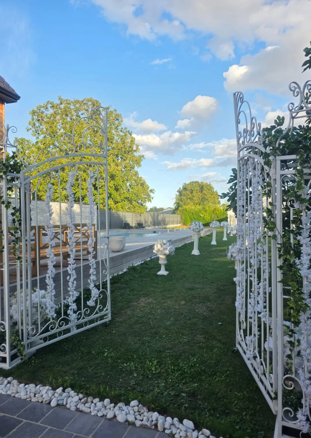 déco mariage exterieur