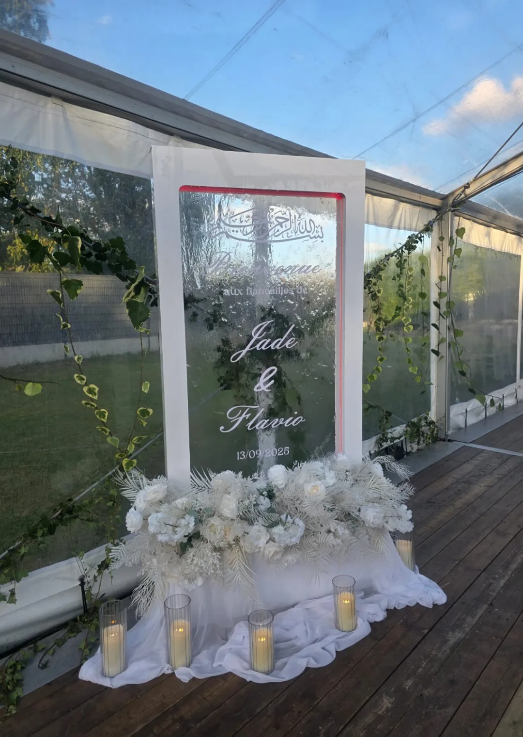 déco mariage royaume cristal