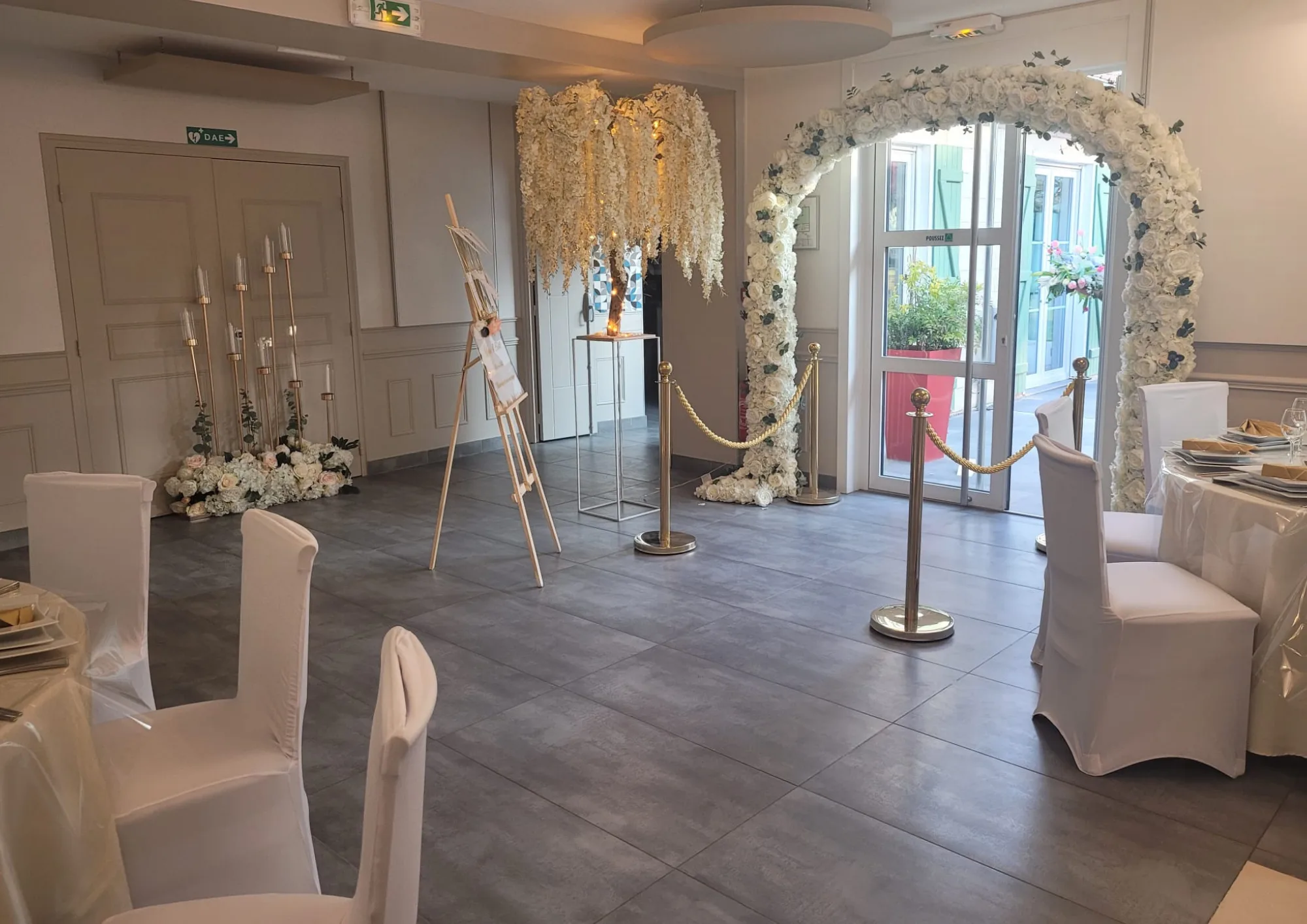 déco salle de mariage