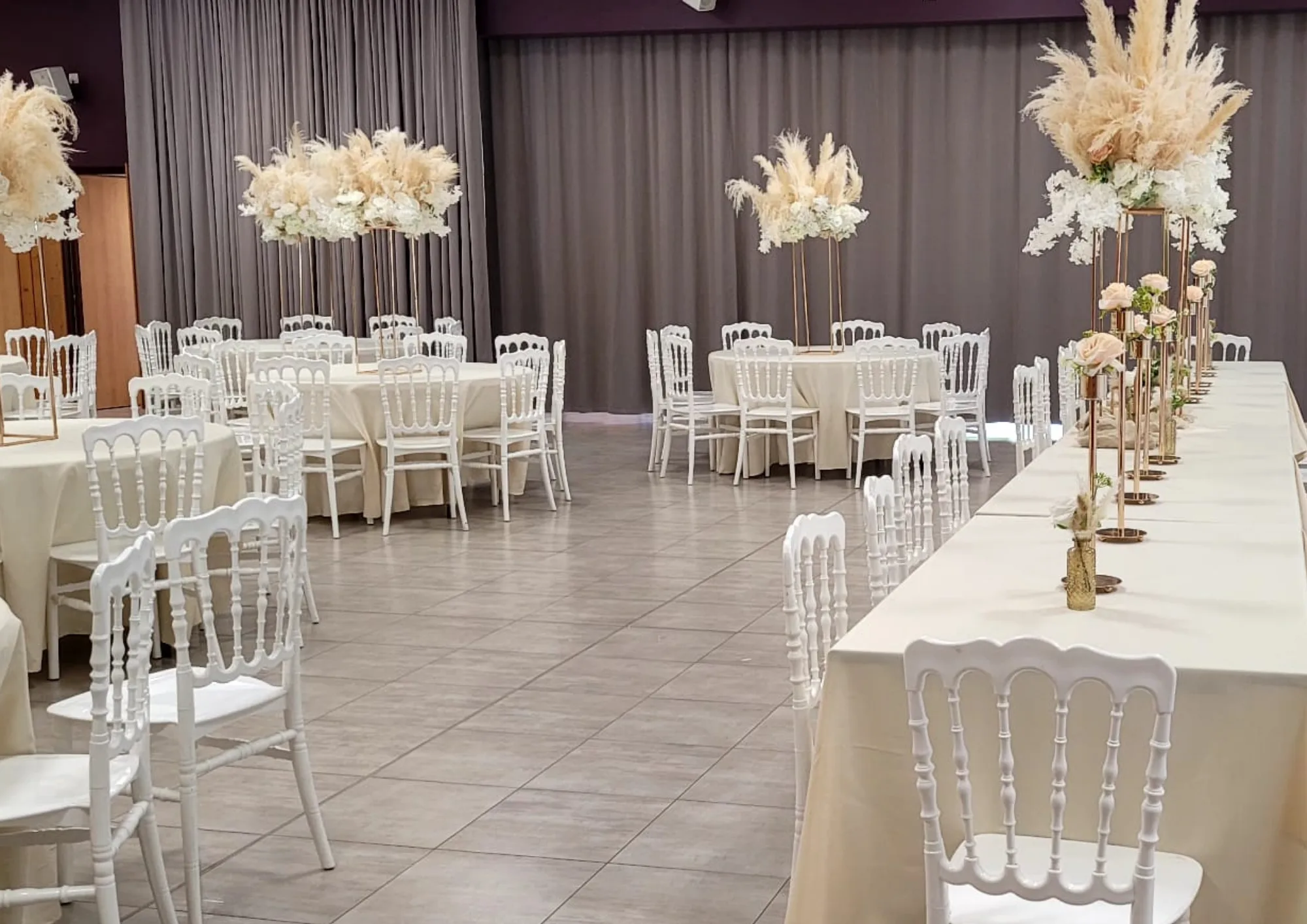 décoration salle de fêtes