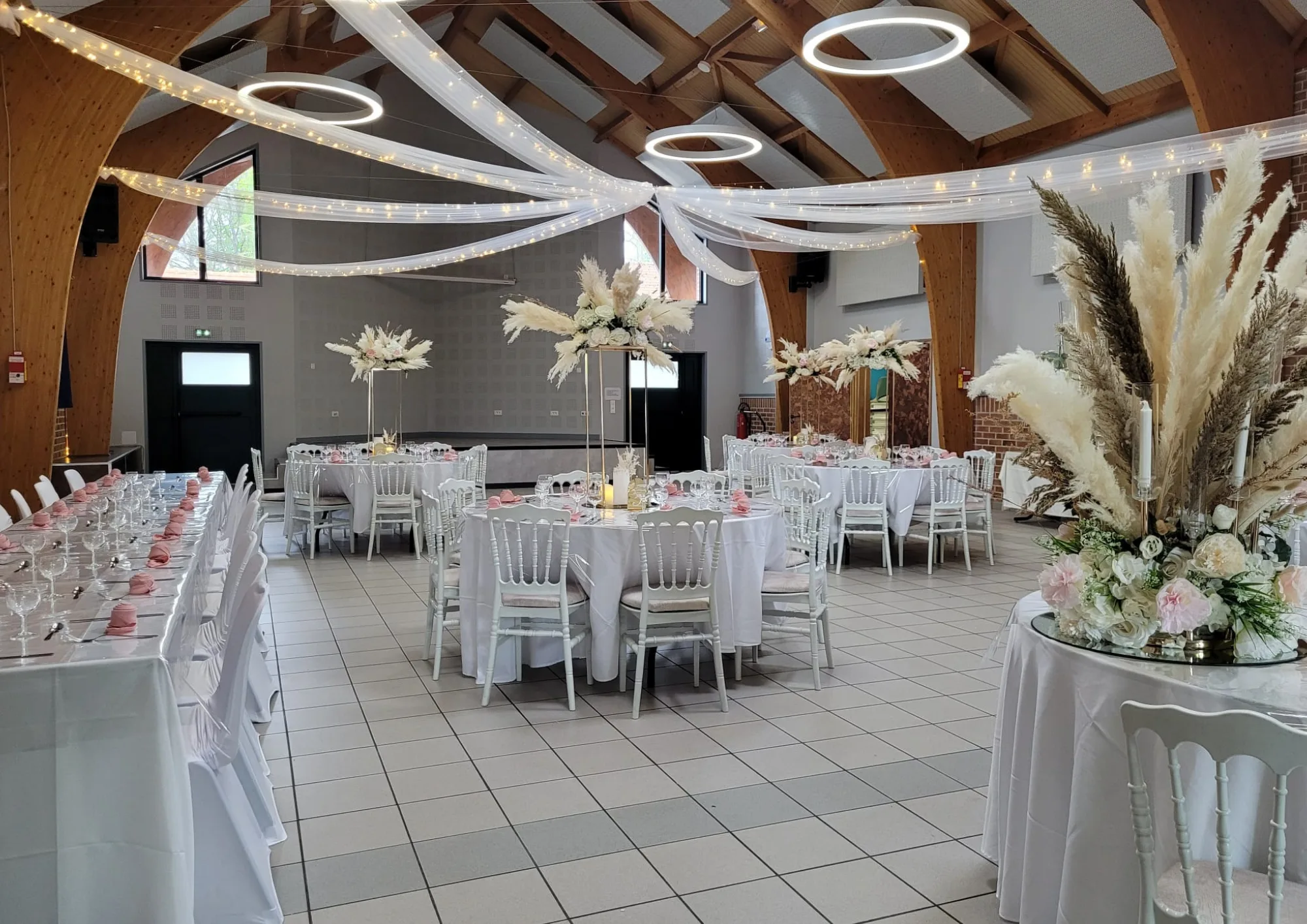décoration salle de mariage