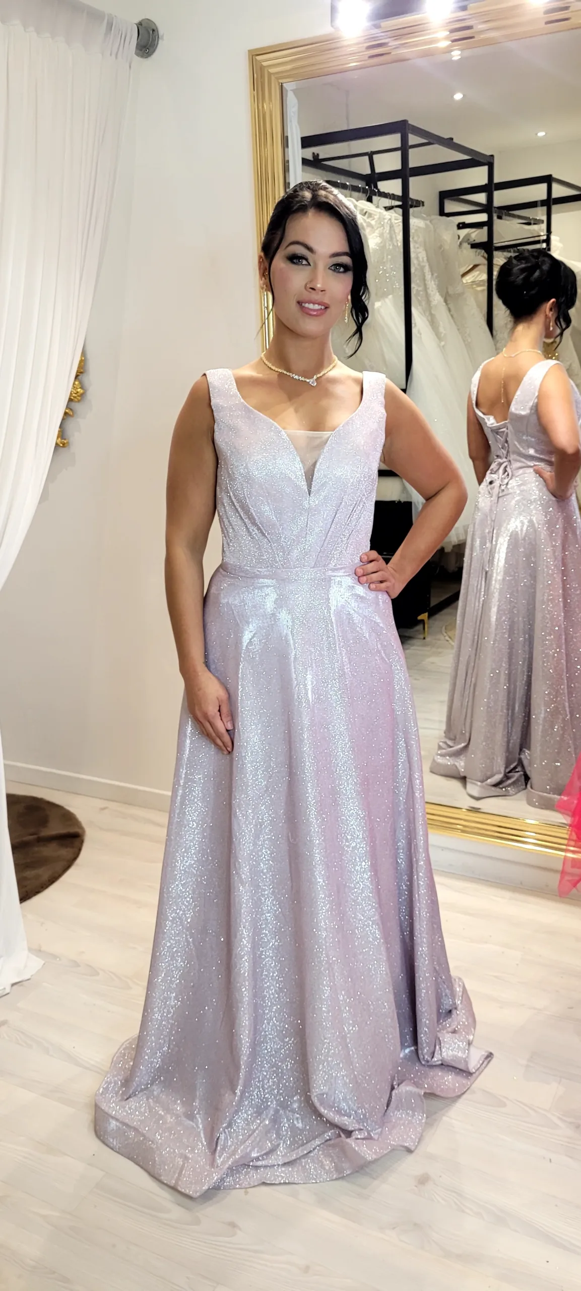 Robe de soirée paillette