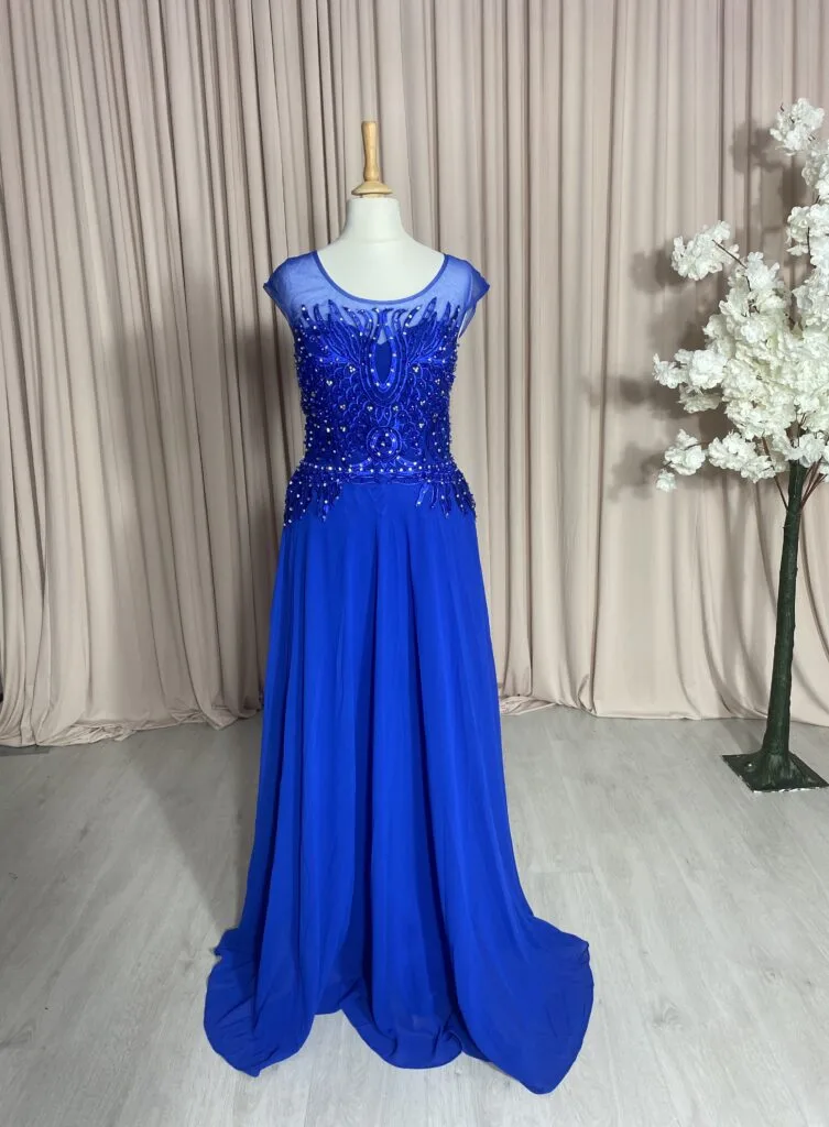 Robe longue élégante à bustier travaillé - tenue chic pour soirées et galas – Image 3