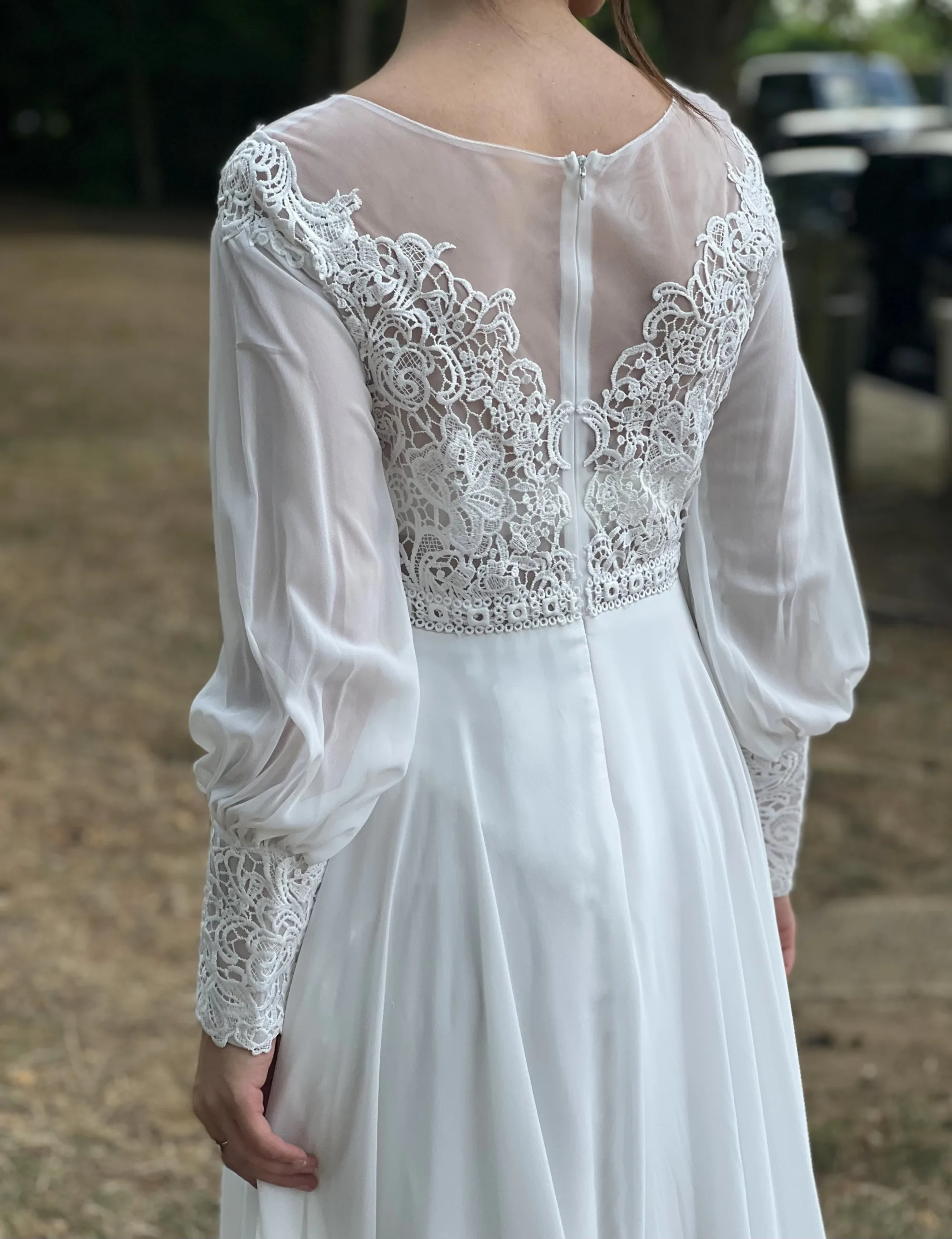 Robe longue en mousseline : élégance, romantisme et légèreté – Image 2