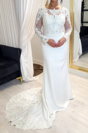 robe de mariée sirène bohème