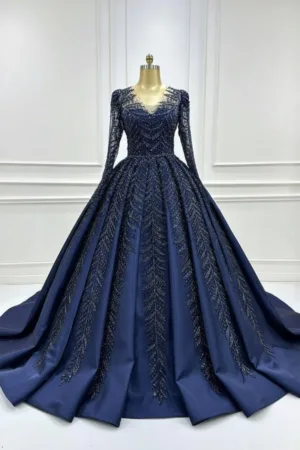Robe création prestige bleu nuit
