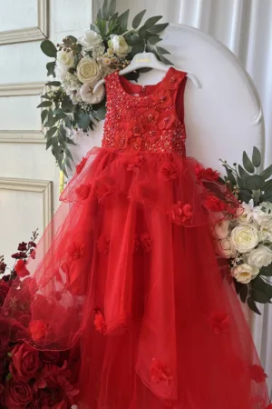 robe enfant fleurie princesse