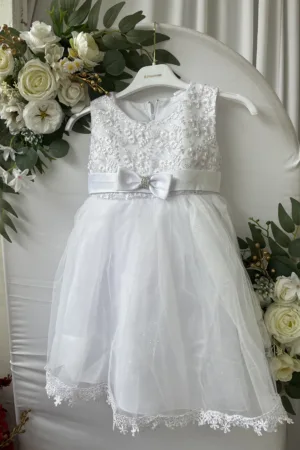 robe blanche de cérémonie bébé