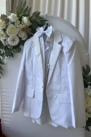 costume garçon blanc