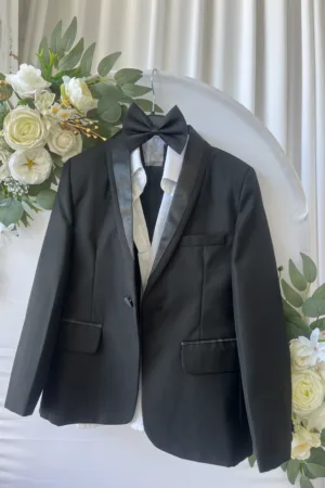 costume noir enfant cérémonie